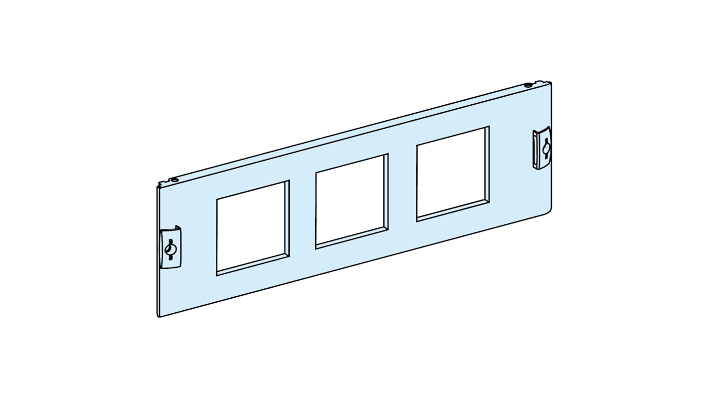 Schneider Electric PrismaSeT Series Steel Front Plate for Use with PrismaSeT PrismaSeT G Enclosure, PrismaSeT PrismaSeT