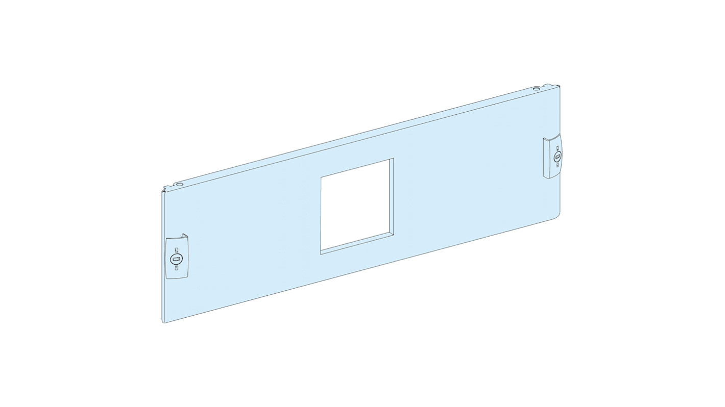 Placa Frontal Schneider Electric serie PrismaSeT de Acero, 500 x 150mm, para usar con Carcasa Enerlin'X, PowerLogic,