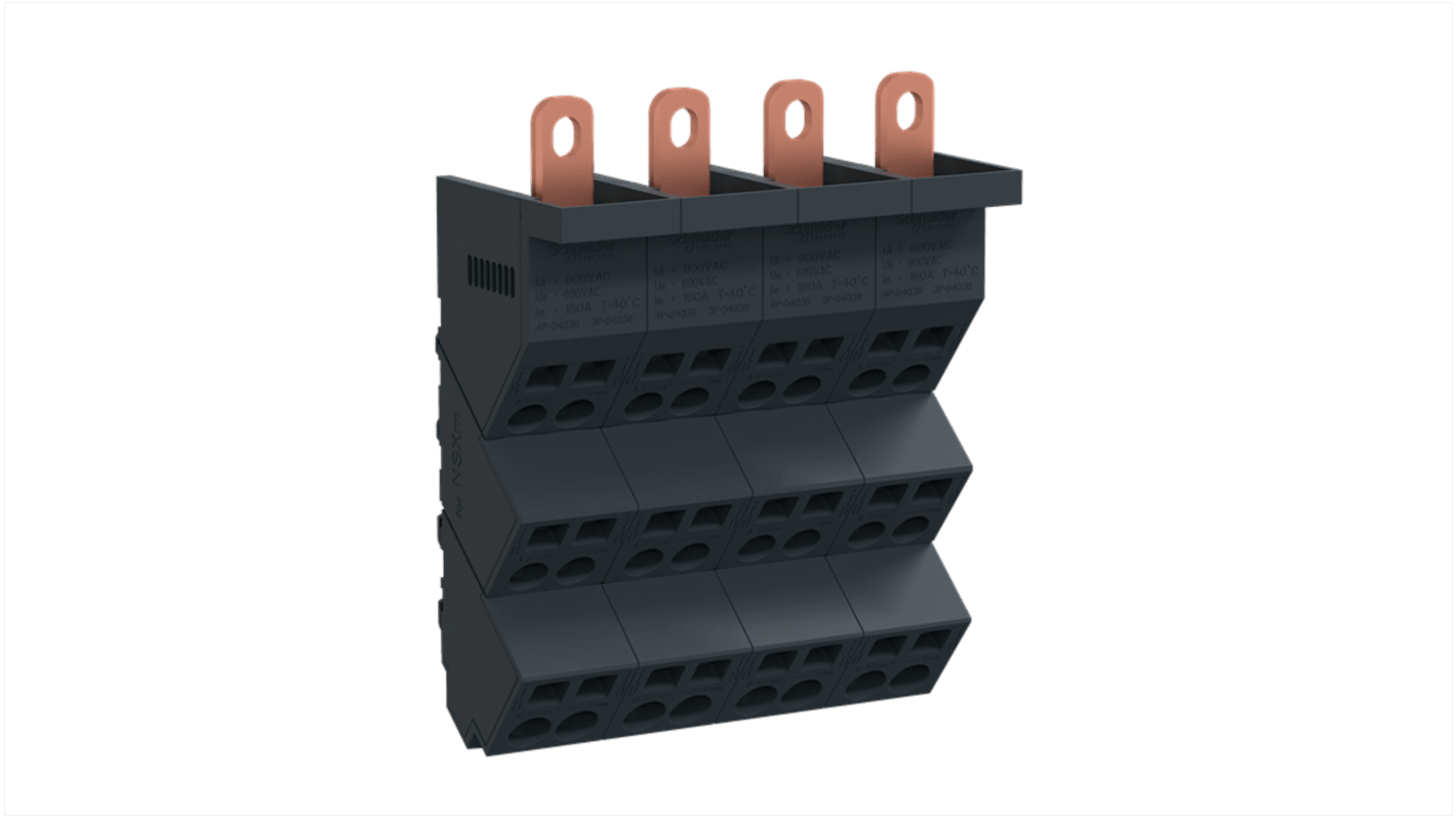 Schneider Electric Linergy Series Power Distribution Block for Use with PrismaSeT PrismaSeT G Enclosure, 140 x 108mm