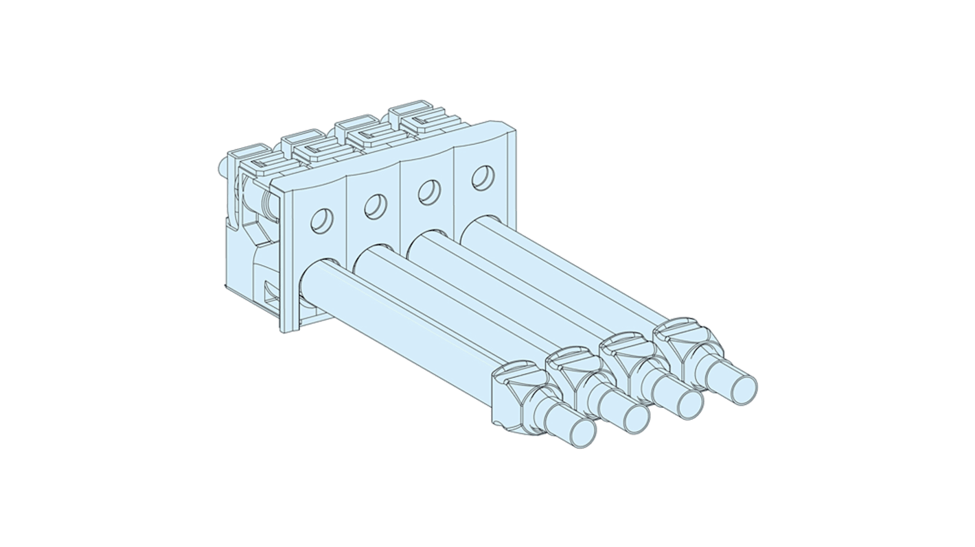 Conector Schneider Electric serie Linergy de Plástico, 440 x 300mm, para usar con Carcasa PrismaSeT PrismaSeT G,