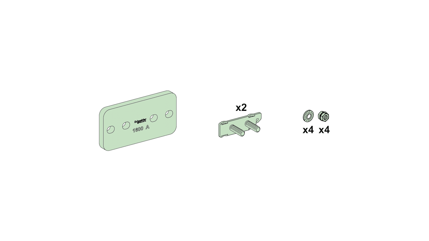 Schneider Electric Gelenk, 170 x 70mm, für Linergy LGYE-Sammelschiene, PrismaSeT P-Gehäuse Linergy