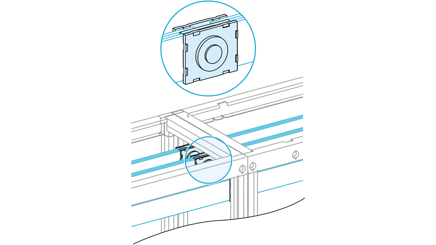 Schneider Electric Linergy Series Joint for Use with Linergy LGYE busbar, PrismaSeT P Enclosure, 67 x 55mm