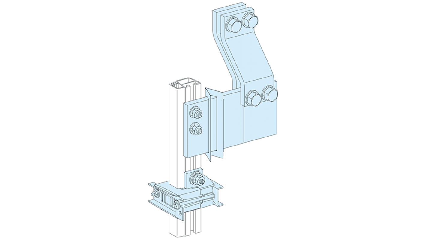 Kit de accesorios Schneider Electric serie Linergy, 151 x 80mm, para usar con Barra colectora Linergy