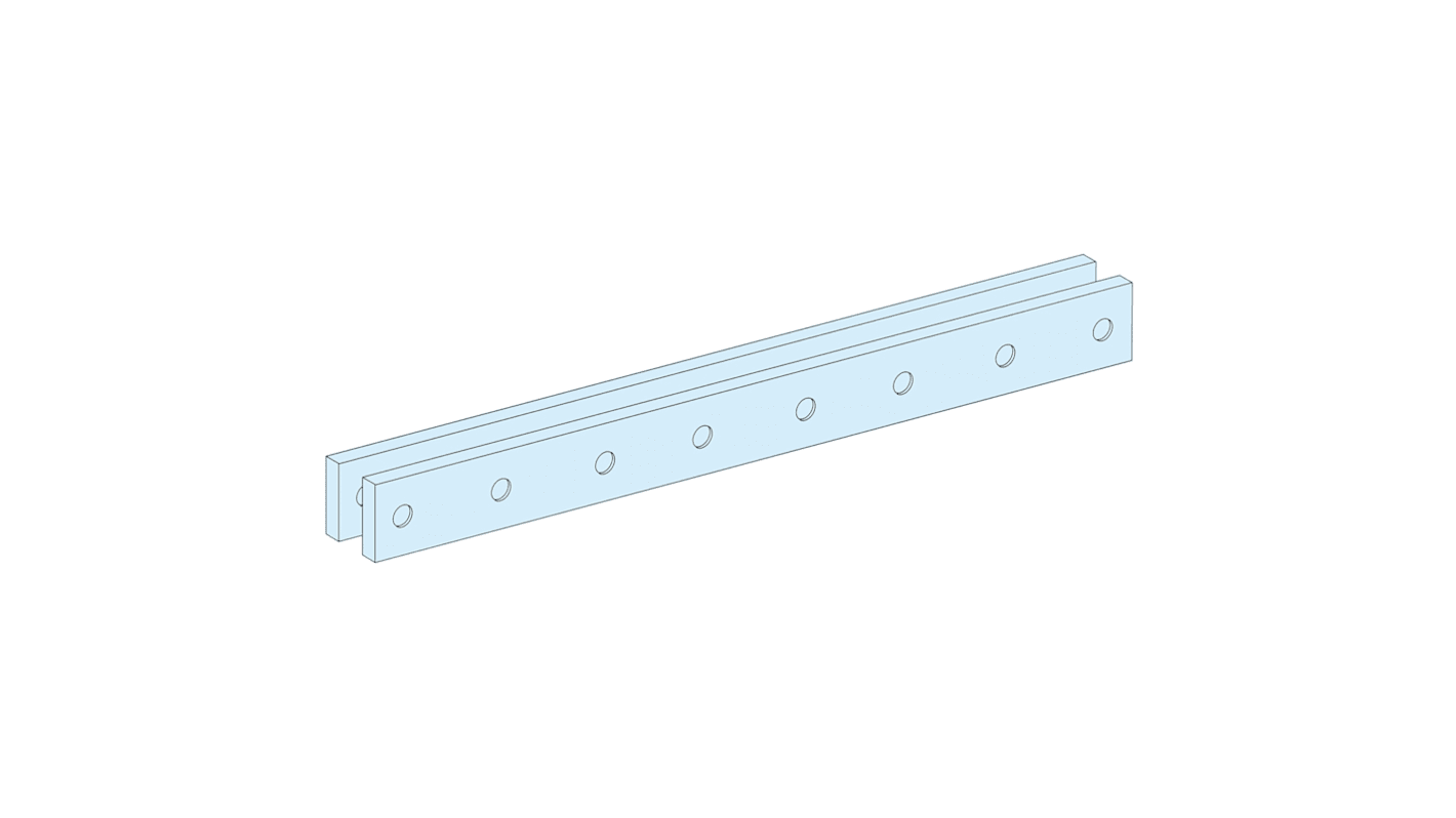 Peine de distribución Schneider Electric serie PrismaSeT, 425 x 25mm, para usar con Carcasa Prisma iPM M, Carcasa