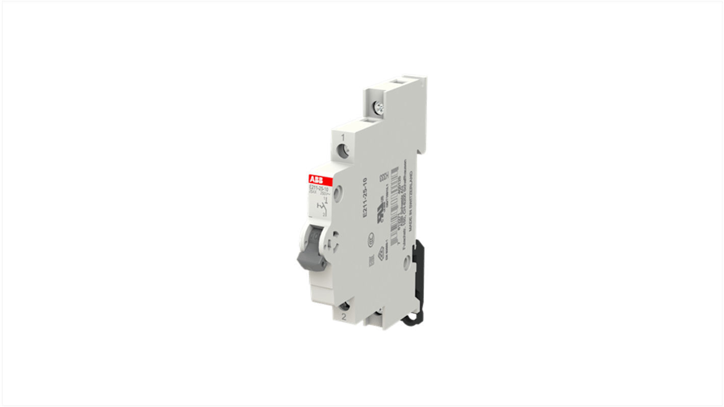 ABB 1 Pole DIN Rail Isolator Switch - 25A Maximum Current, IP20