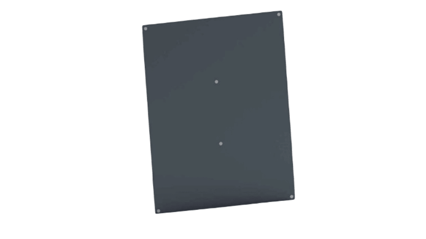 HellermannTyton PBM Series Metal Mounting Plate, 262 x 198 x 2mm