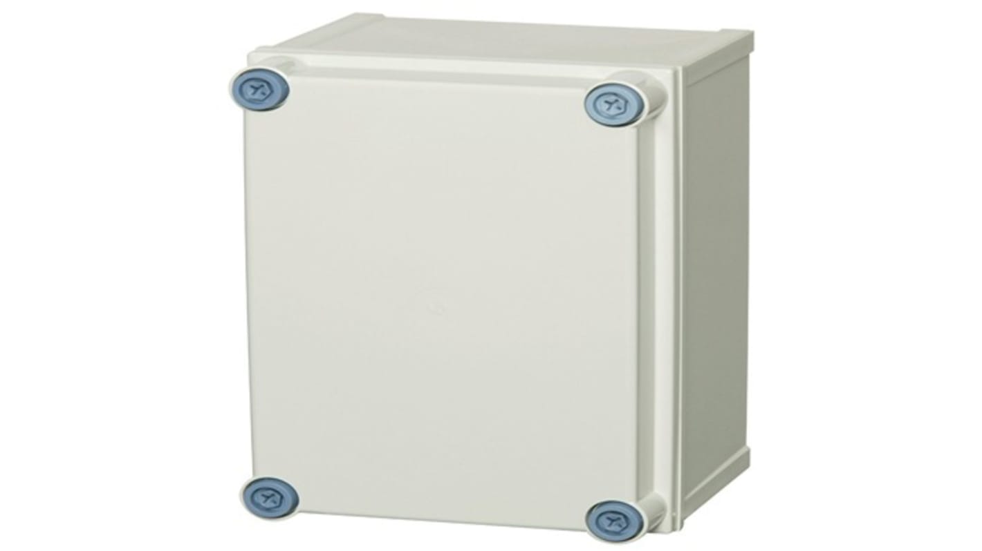 Fibox CAB Series Light Grey Polycarbonate General Purpose Enclosure, IP66, IP67, IK08, Grey Lid, 300 x 200 x 170mm