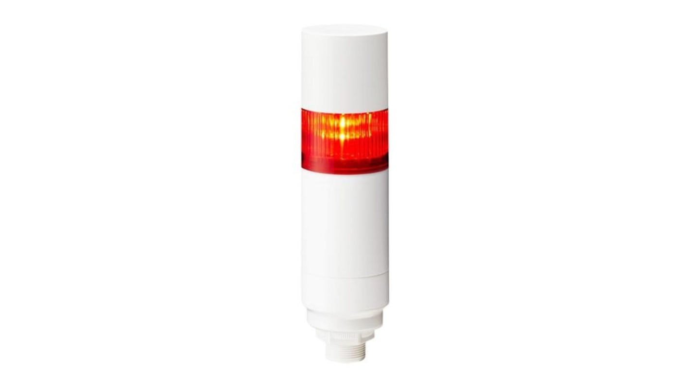 Rs-Online Torretta di segnalazione Patlite 24 V c.c. LED 1 elemento lenti Multicolore con Cicalino