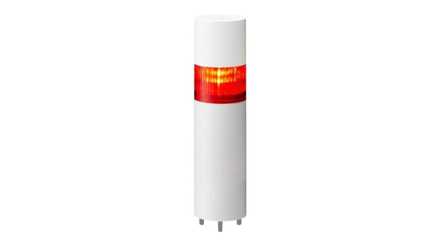 Rs-Online Torretta di segnalazione Patlite 24 V c.c. LED 1 elemento lenti Multicolore con Cicalino