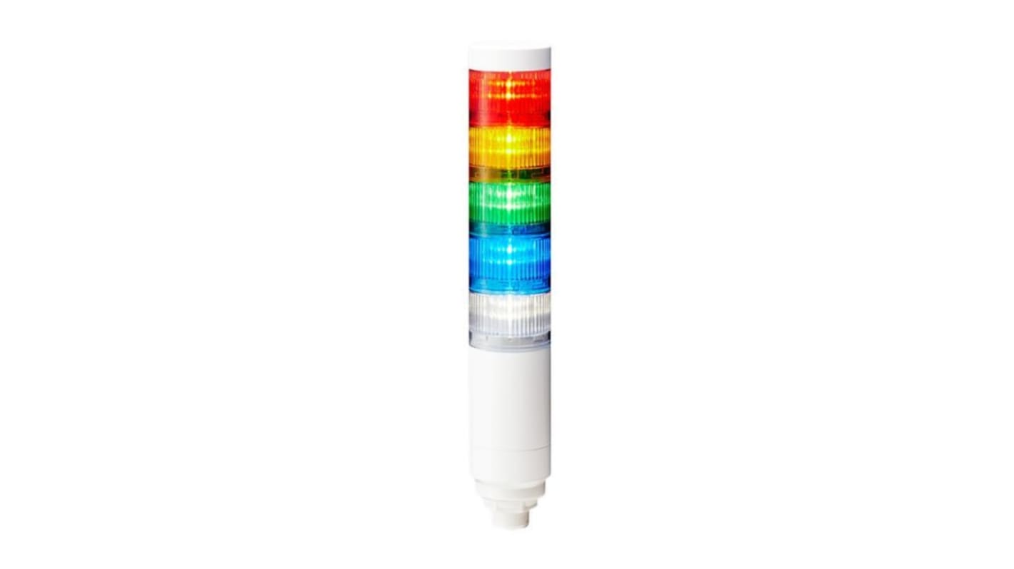 Colonnes lumineuses pré-configurées à LED, Multicolore, série LR, 24 V c.c.