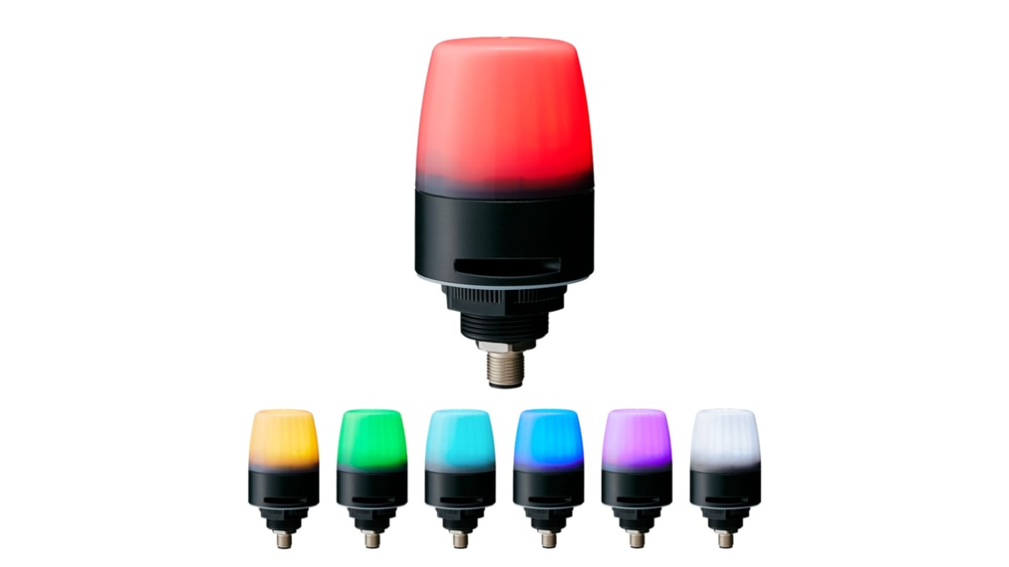 Segnalatore Effetti luminosi multipli Patlite, LED, Multicolore, 24 V c.c.