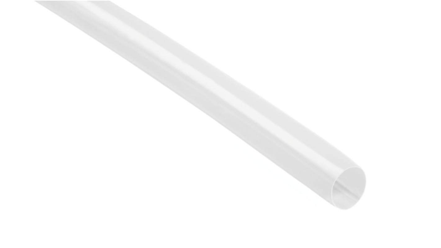 HellermannTyton 336 Wärmeschrumpfschlauch Transparent, Ø 3.81mm Schrumpfrate 2:1, Länge 1.22m