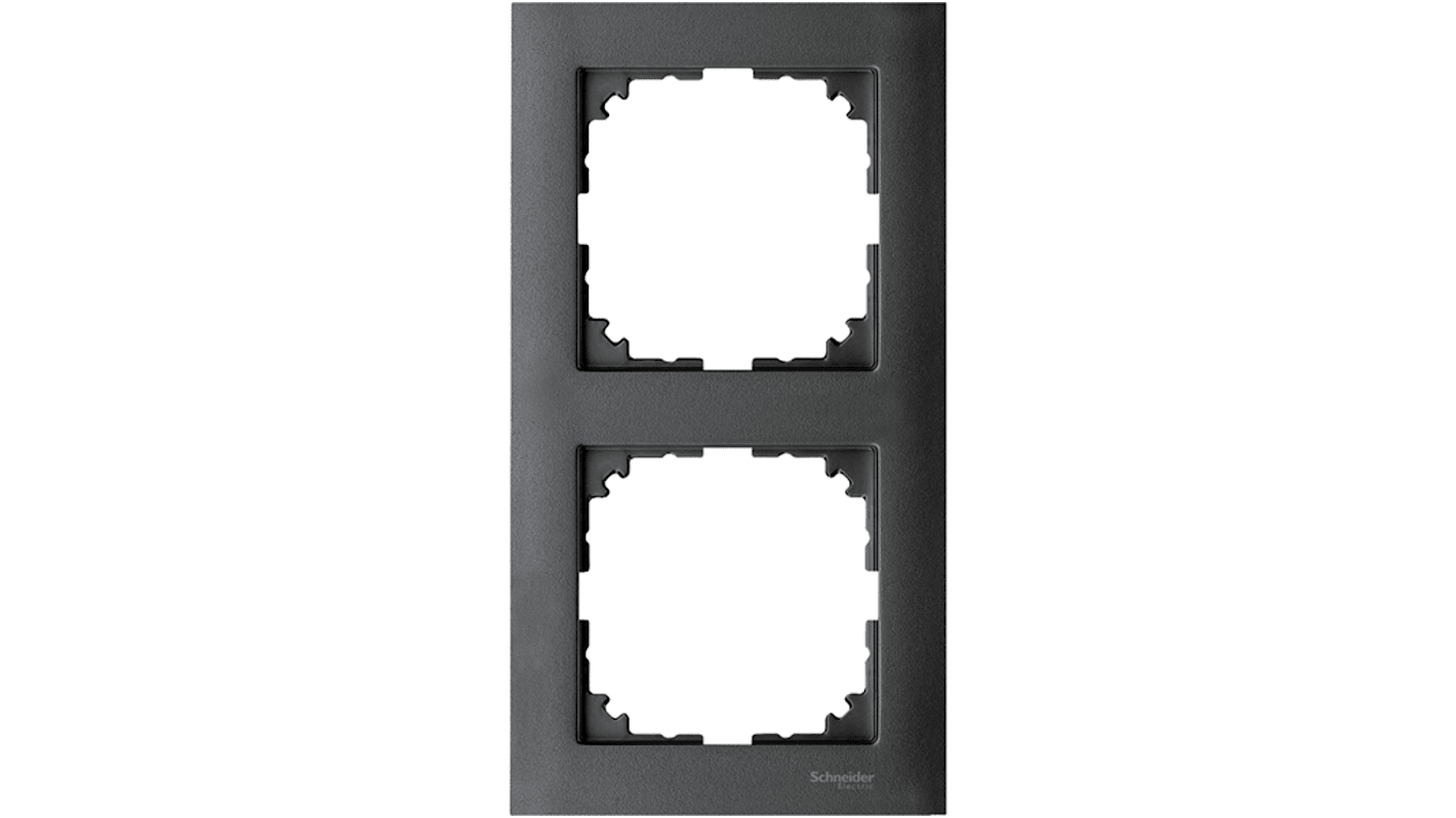 Schneider Electric Black, 2 Gang, MTN
