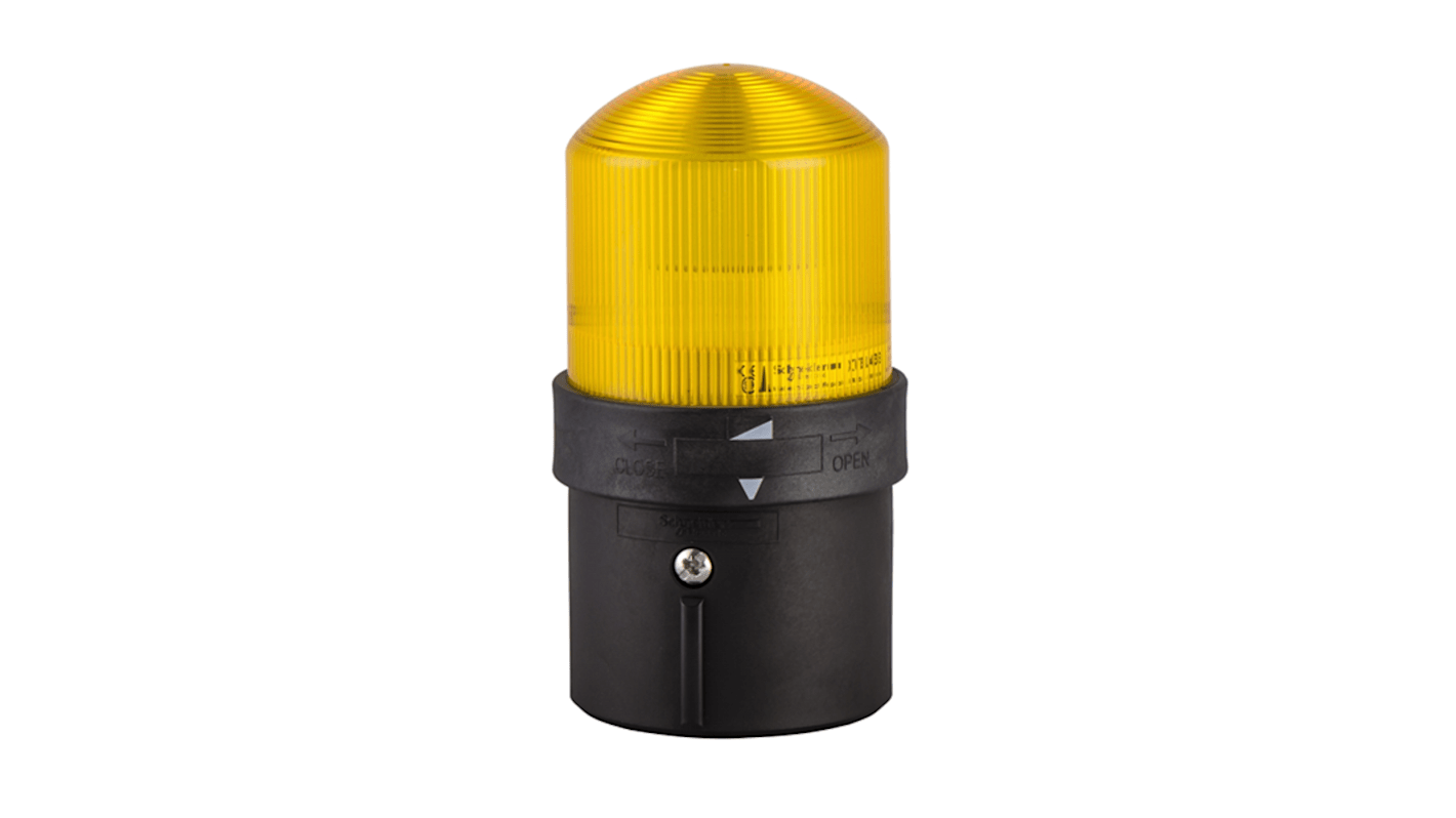 Rs-Online Segnalatore LED Schneider Electric 230 V A incandescenza LED 1 elemento lenti Giallo