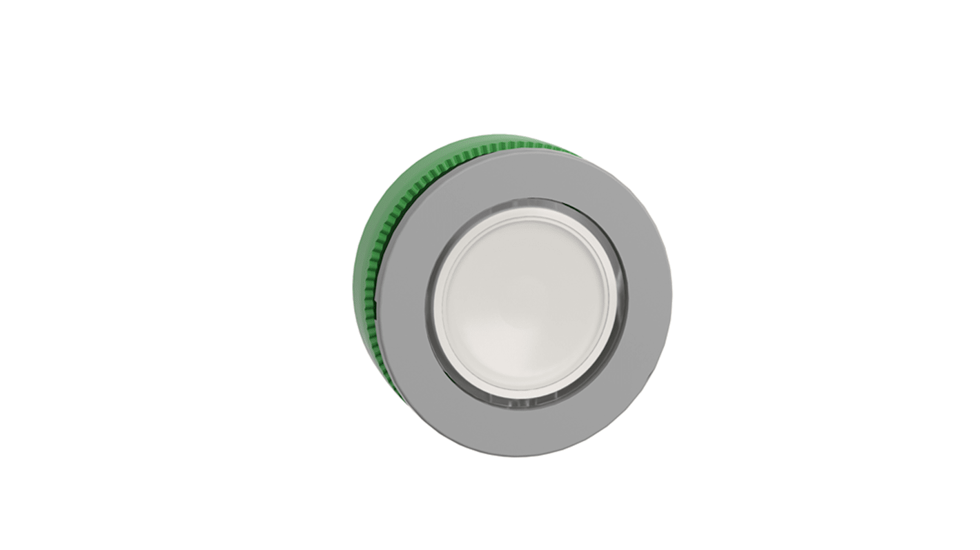 Schneider Electric Harmony XB5 Series White Spring Return Push Button Head