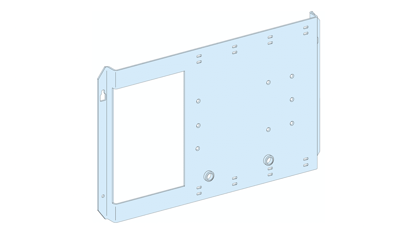 PrismaSeT G Series Sheet Steel Mounting Plate for Use with PrismaSeT G enclosure, PrismaSeT P Cubicle, 600 x 250mm