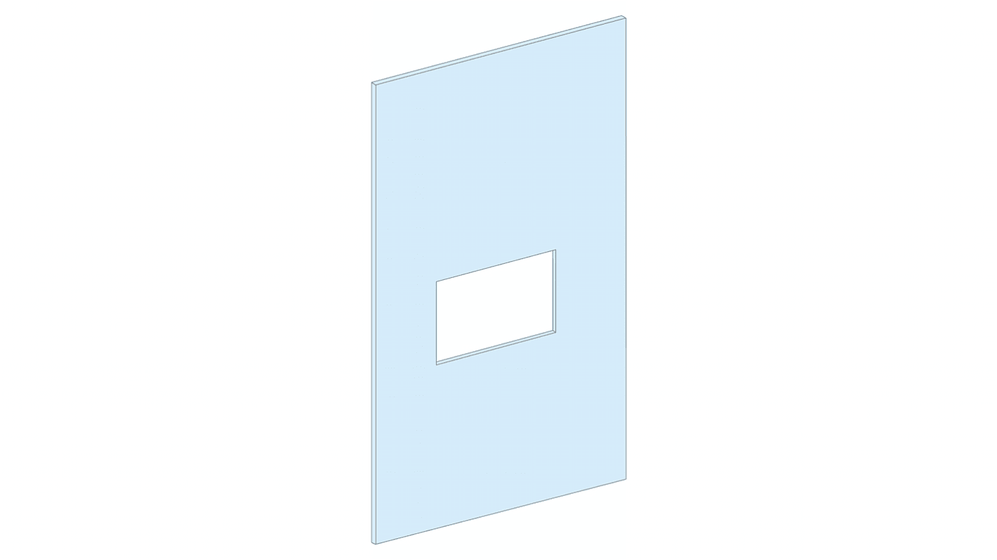 Placa Frontal Schneider Electric serie PrismaSeT de Acero, 450 x 300mm, para usar con PrismaSeT PrismaSeT G Conducto,