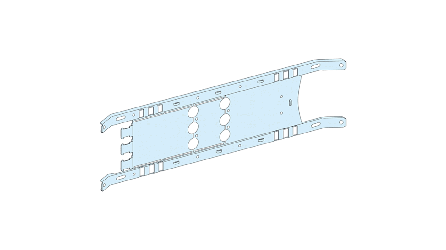 PrismaSeT P Series Sheet Steel Mounting Plate for Use with PrismaSeT G enclosure, PrismaSeT P Cubicle, 650 x 141mm