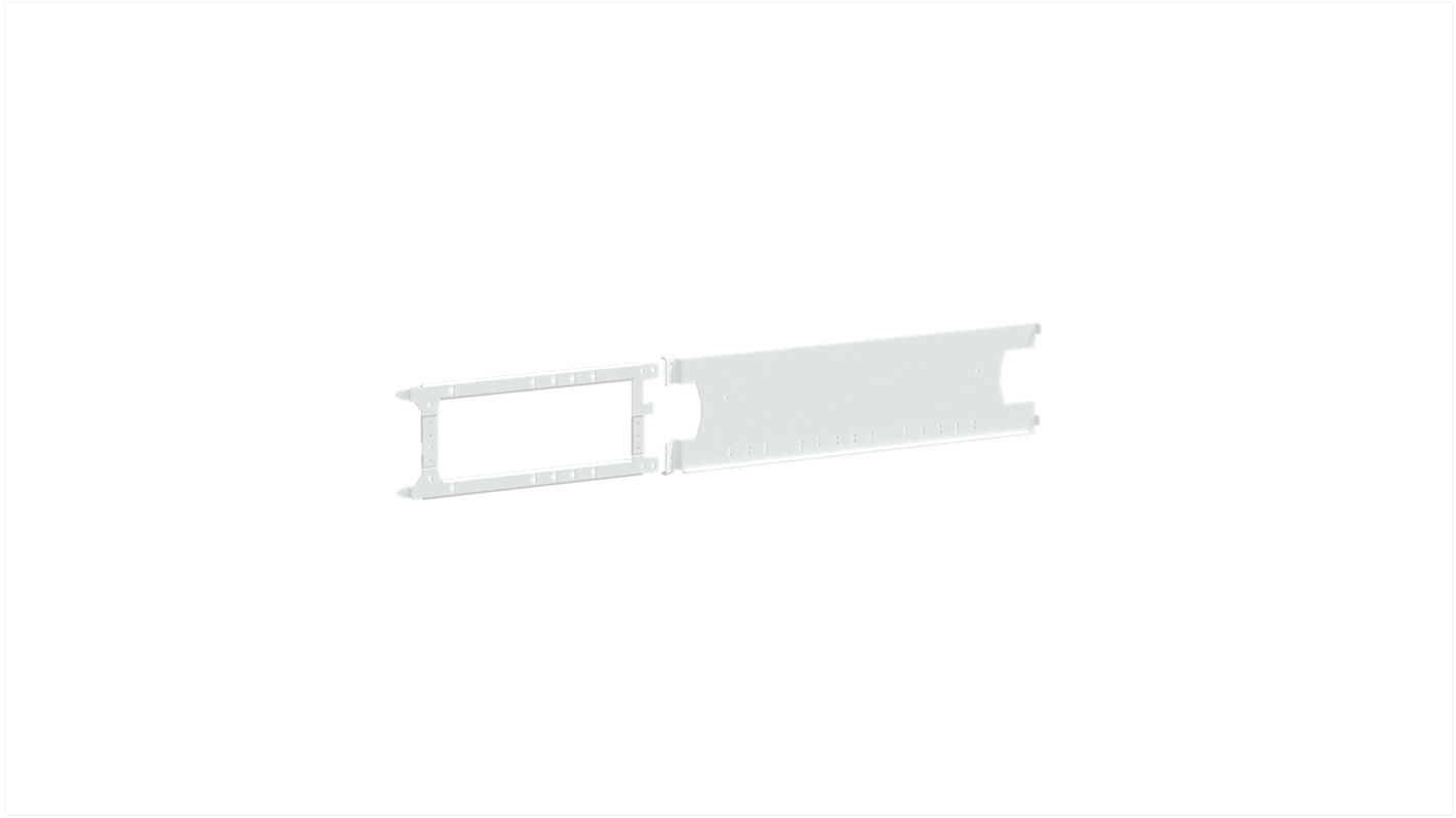 Placa de Montaje Schneider Electric serie PrismaSeT P de Chapa, 580 x 154 x 23mm, para usar con PrismaSeT PrismaSeT P