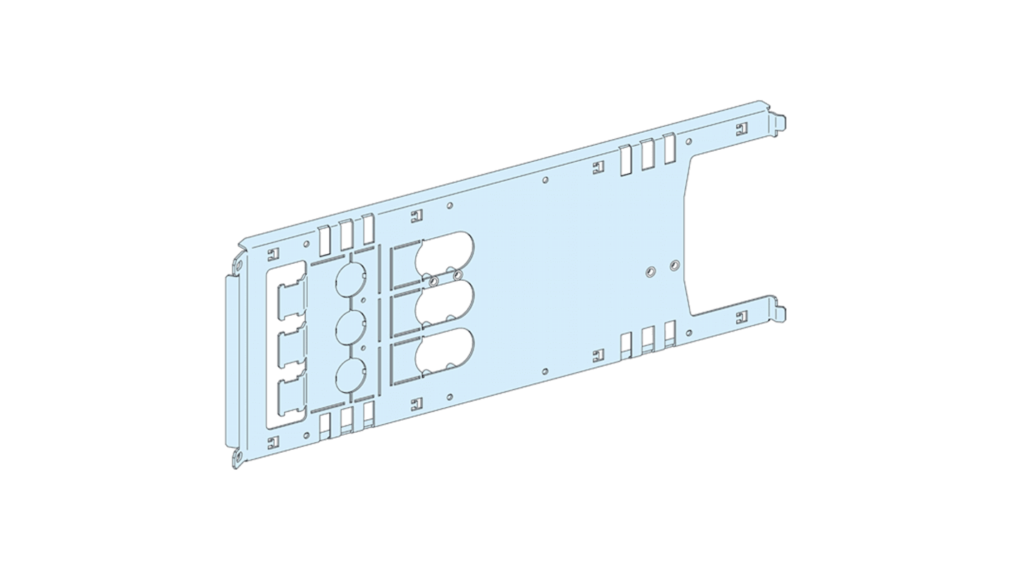 Schneider Electric Montageplatte, 650 x 200mm, für PrismaSeT G-Gehäuse, PrismaSeT P-Feld PrismaSeT P