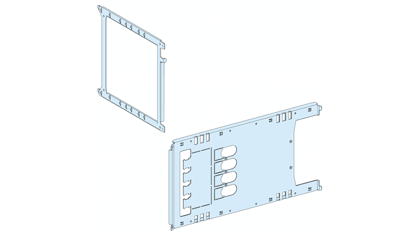 PrismaSeT P Series Sheet Steel Mounting Plate for Use with PrismaSeT G enclosure, PrismaSeT P Cubicle, 575 x 296mm