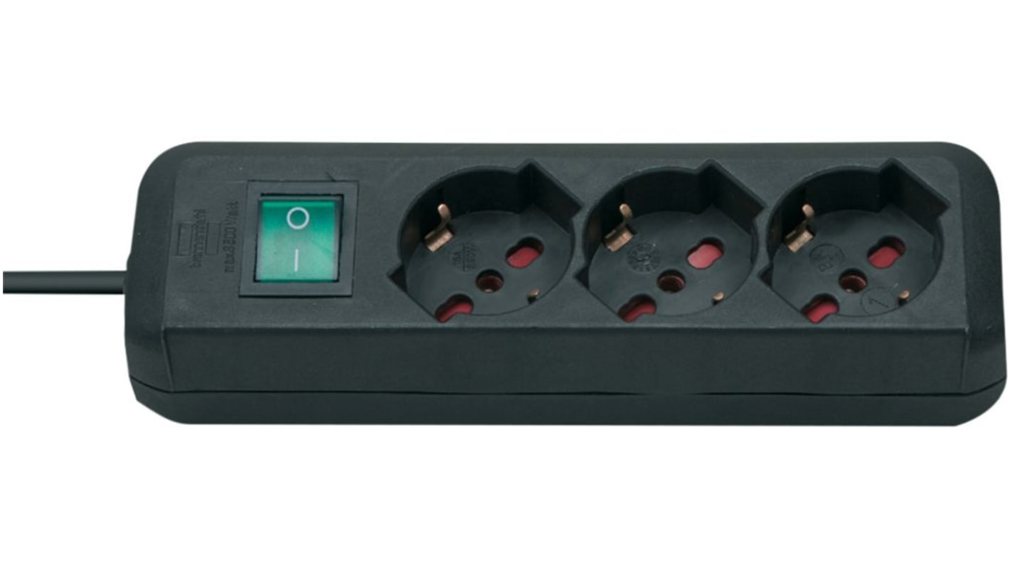 Rallonge électrique brennenstuhl 1.4m, 3 prises Type L - Italien