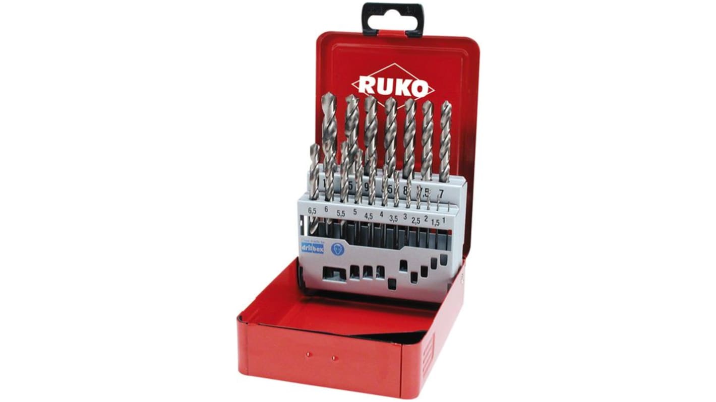 HSS Twist Drill Set/19-Part