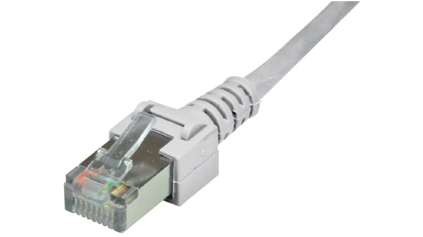 Dätwyler Cables Cat5 Straight RJ45 to Straight RJ45 Patch Cable, S/UTP, Grey PVC Sheath, 500mm