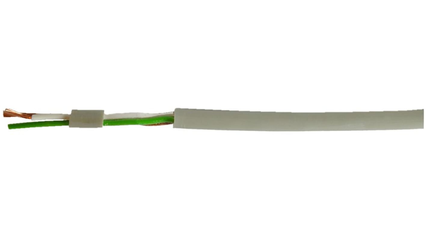 Cable multiconductor Cabloswiss LI-YY de 2 núcleos, 0,34 mm2, long. 100m, funda de PVC