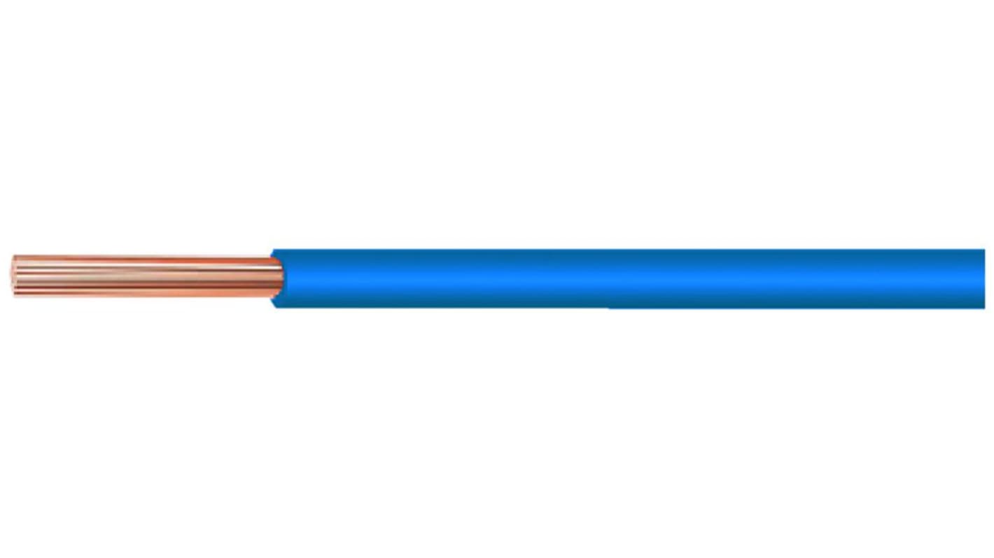 Huber+Suhner RADOX Series Blue 0.5 mm² Hook Up Wire, 20 AWG, 100m, RADOX 155 0.50 MM² BLUE