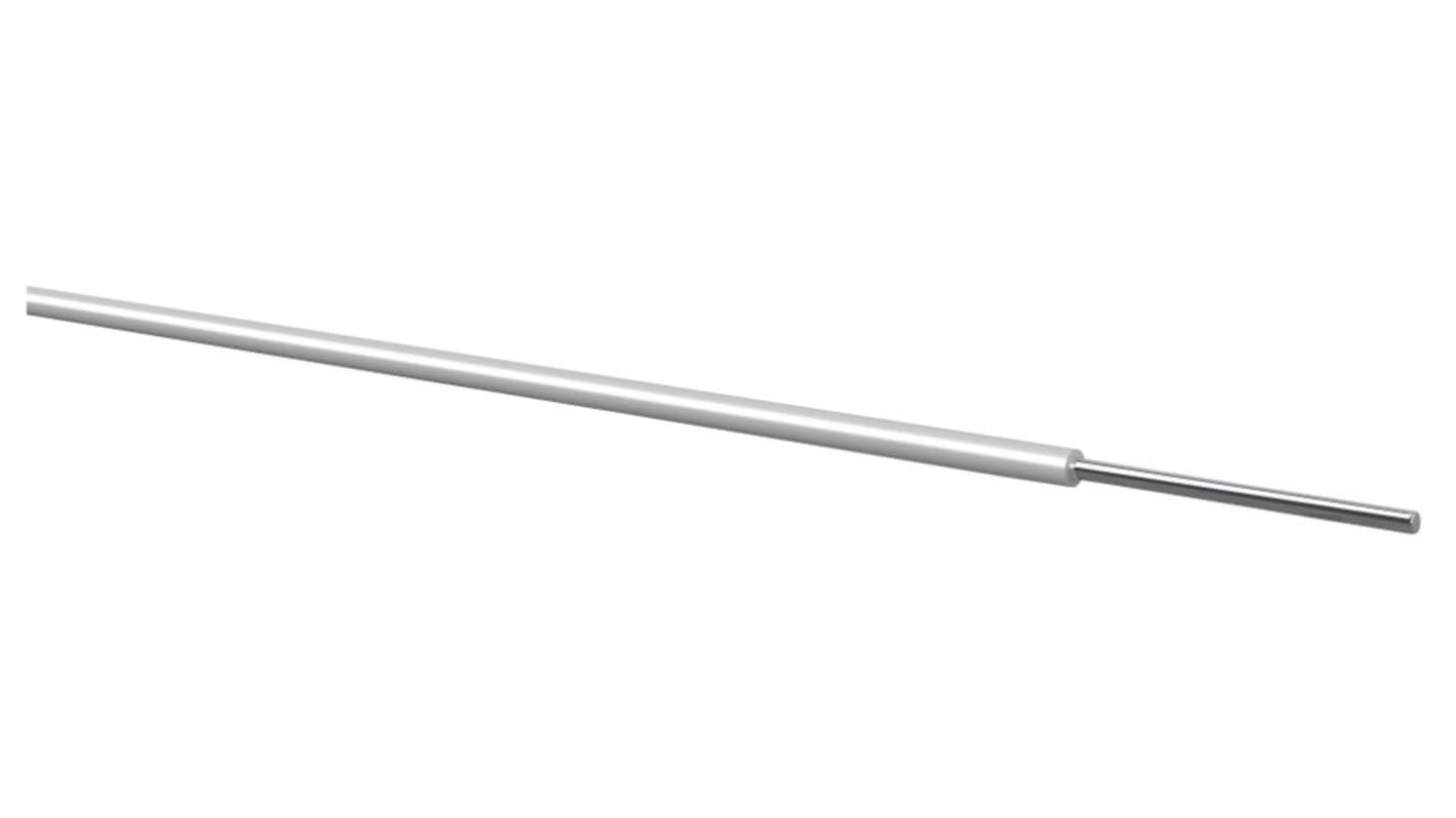 Kabeltronik YV Series White 0.5 mm² Hook Up Wire, 20 AWG, 100m, PVC Insulation, YV 0.8 MMØ WHITE