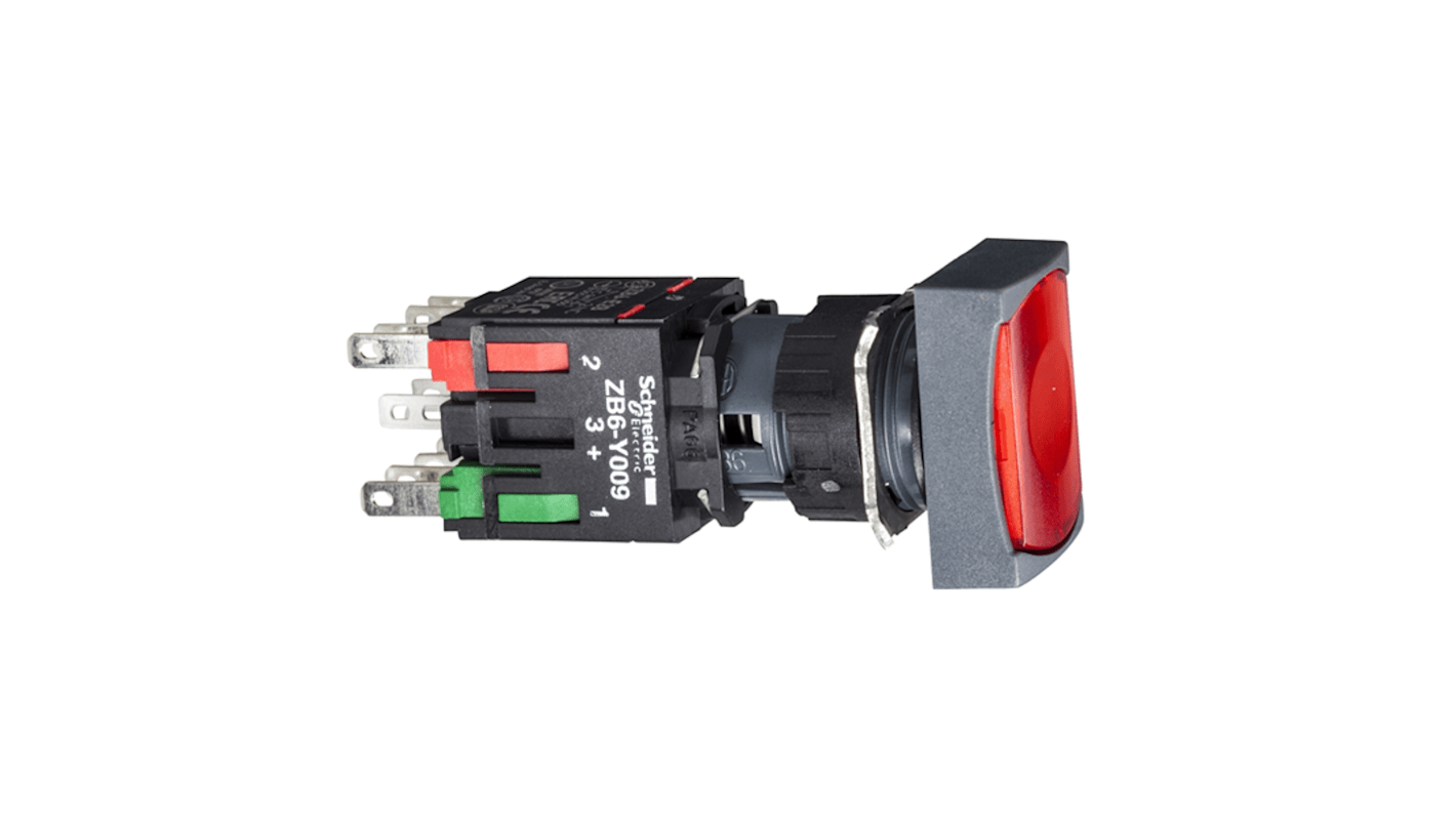 Schneider Electric Harmony XB6 Series, Spring Return, Emergency Stop Push Button Head 16mm Diameter