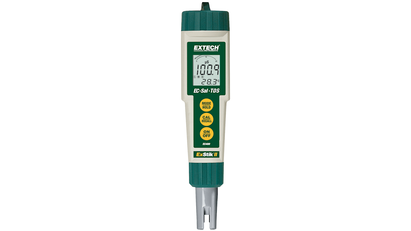 Misuratore di conduttività Extech, 1999μS/cm max. ±2%, risoluz. 1 μS/cm