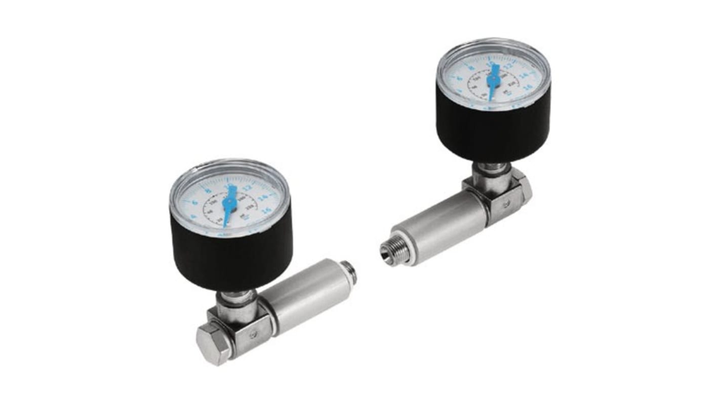 Festo G 1/4 Analogue Bourdon tube pressure gauge 10bar 40mm Outside Diameter