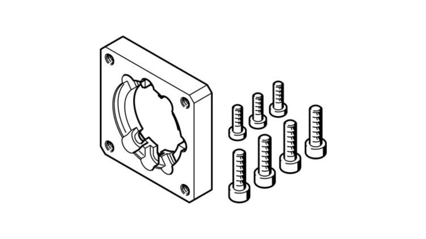 Brida de montaje Festo, para usar con Accionamientos eléctricos