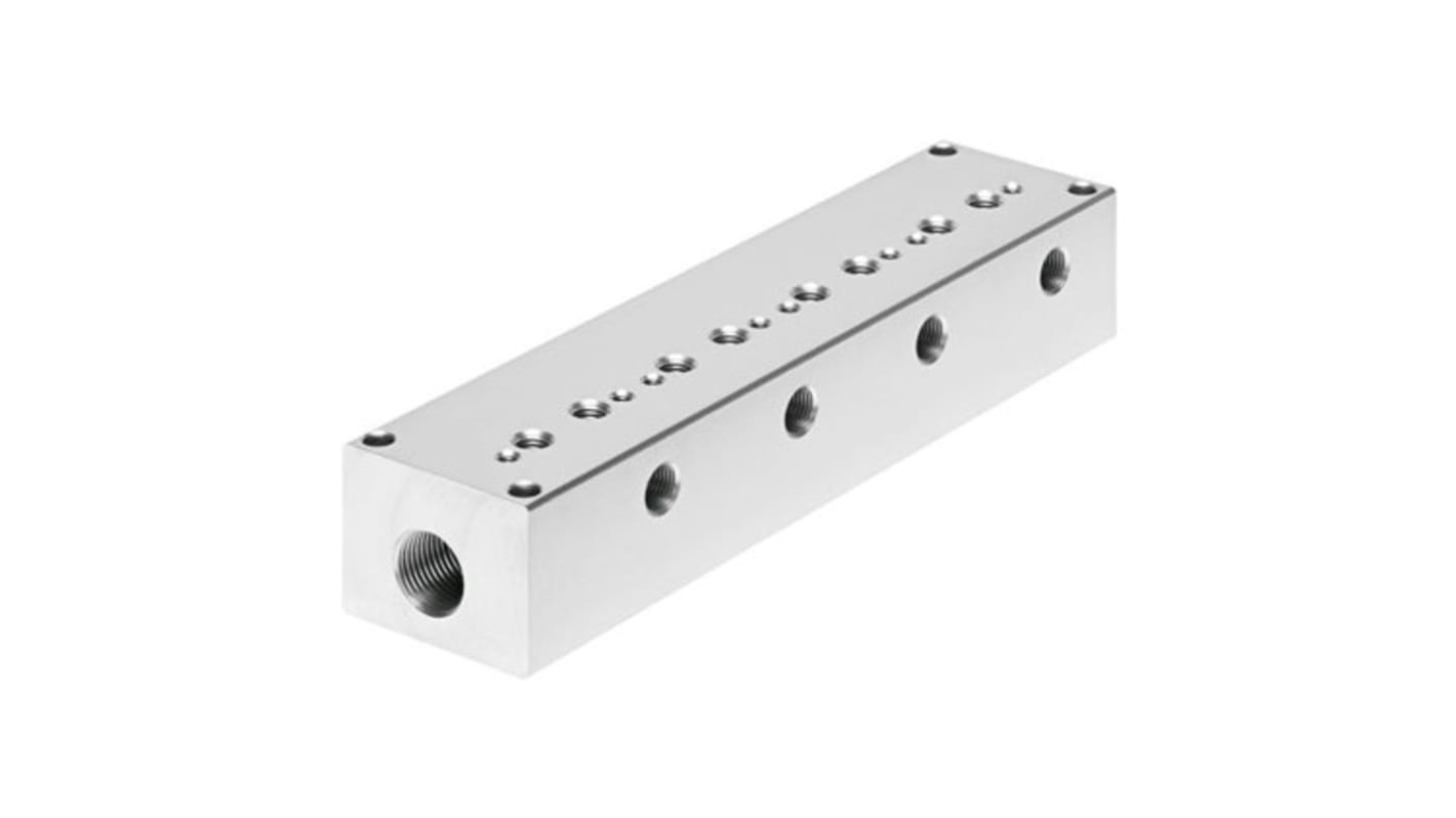 Festo MR series G 3/8 Manifold Block for use with Air Preparation Unit