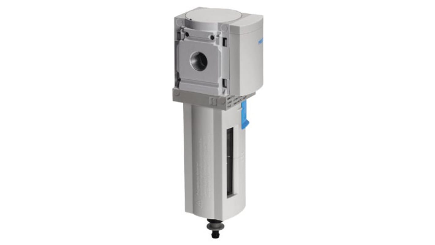 Festo MS series 40μm G 1/4 0bar to 14 bar Pneumatic Filter 1700L/min max with Manual drain