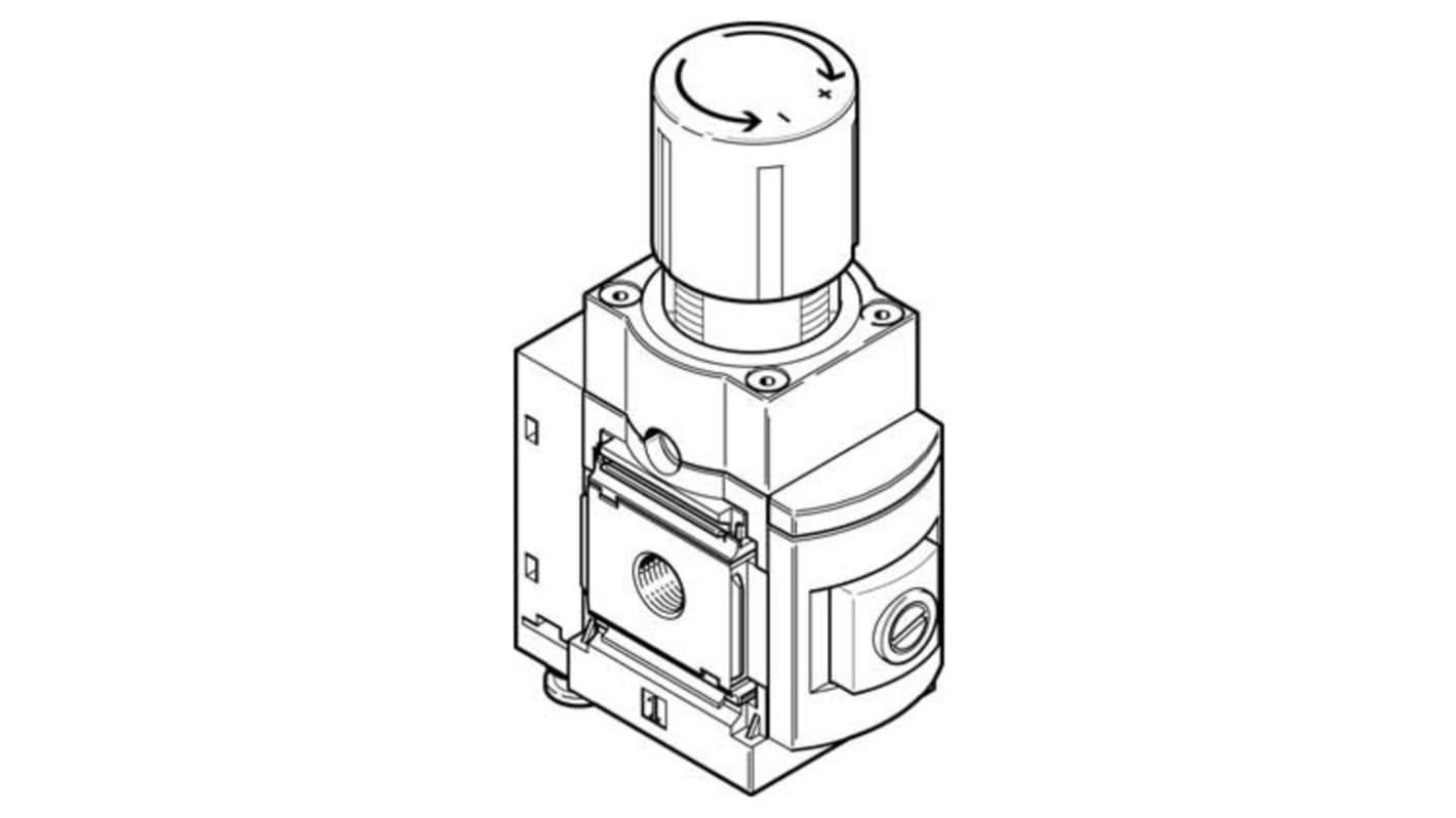 Regulador Festo MS6-LRPB-1/2-D2-A8-BD, Roscado, G 1/2