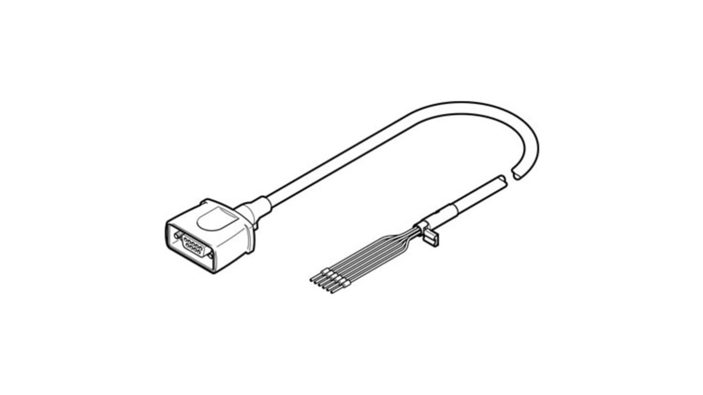 Festo NEBM Series Cable for Use with Energy Chains, 15m Length, 0 → 72 V DC,5085055