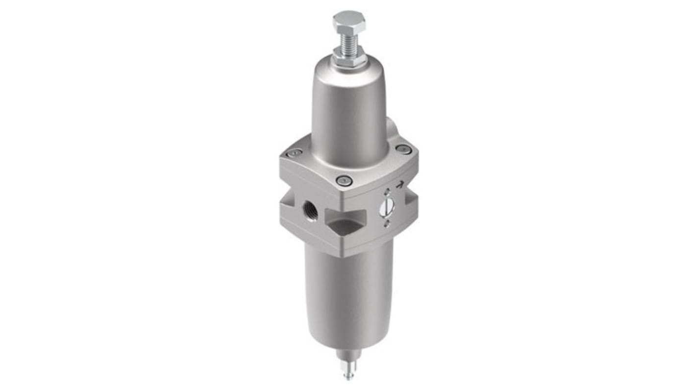 Festo P Stainless Steel Filter Regulator, 40μm, NPT 1/4-18, Manual, 20 bar, 5394667