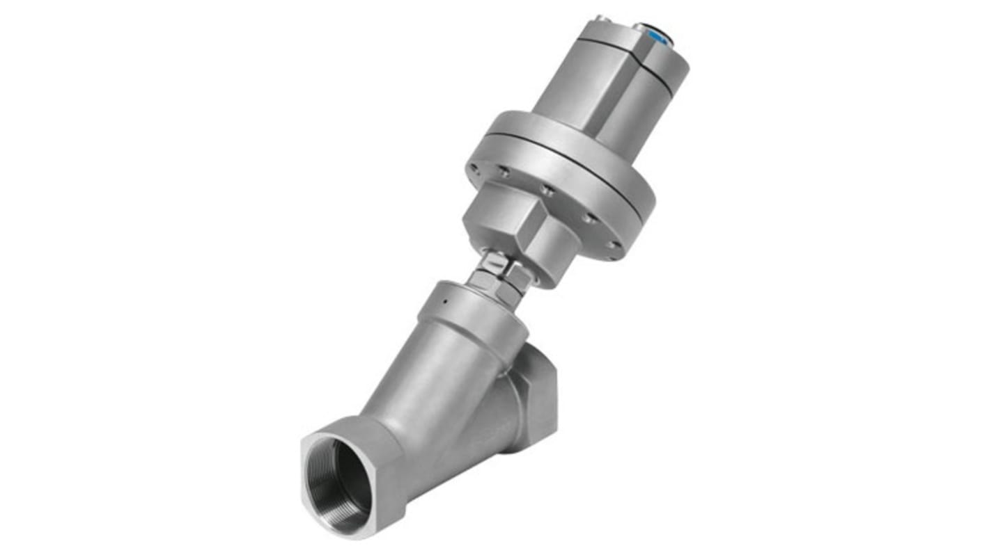 Válvula de accionamiento neumático Festo, VZXA-A-TS7-2"-M2-V14T-16-M-90-26-PR-V4 Asiento de ángulo