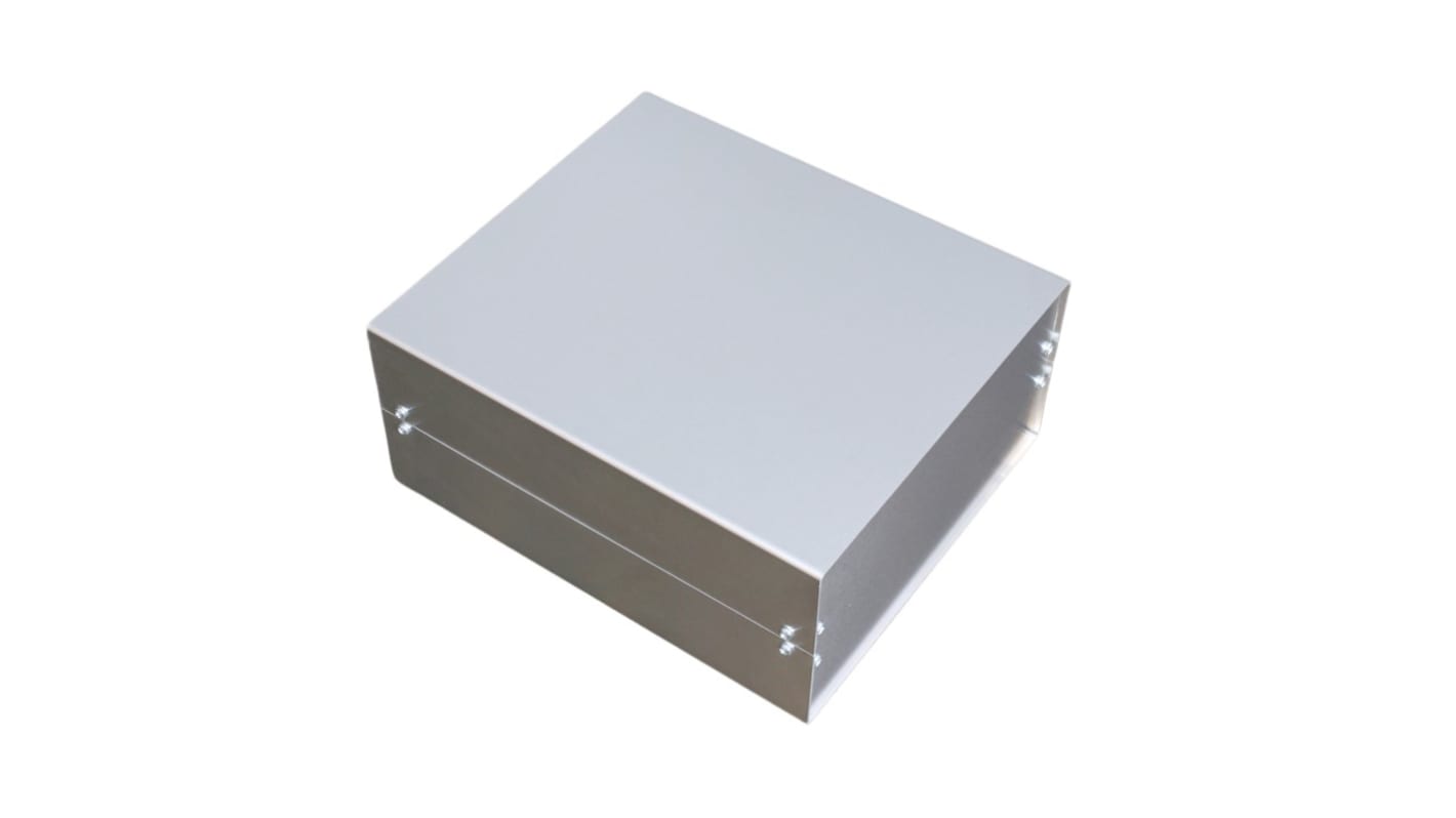 RS PRO Aluminium Aluminium Aluminium Case, IP40, Aluminium Lid, 300 x 261 x 134mm