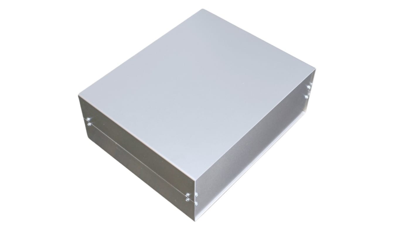 Custodia in alluminio RS PRO in Alluminio 300 x 367 x 134mm, col. Alluminio, IP40