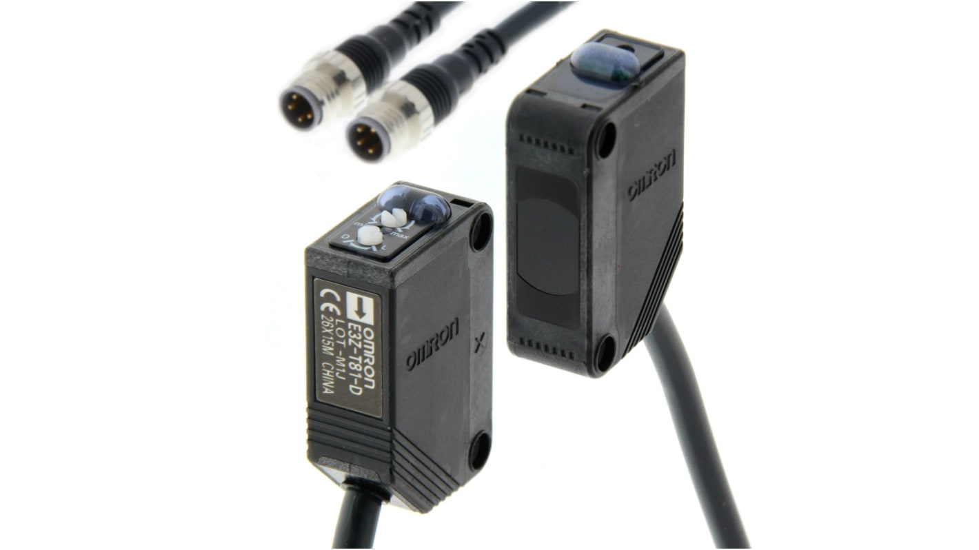 Rs-Online Sensore fotoelettrico Rettangolare Omron Attraverso il fascio rilevamento 15000 mm uscita PNP