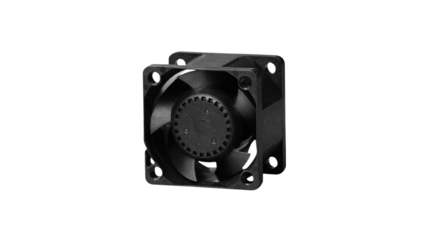 Sunon Axial Fan, dc Operation, 23cfm, 6.24/7.49W, 624mA Max, 38 x 38 x 28mm