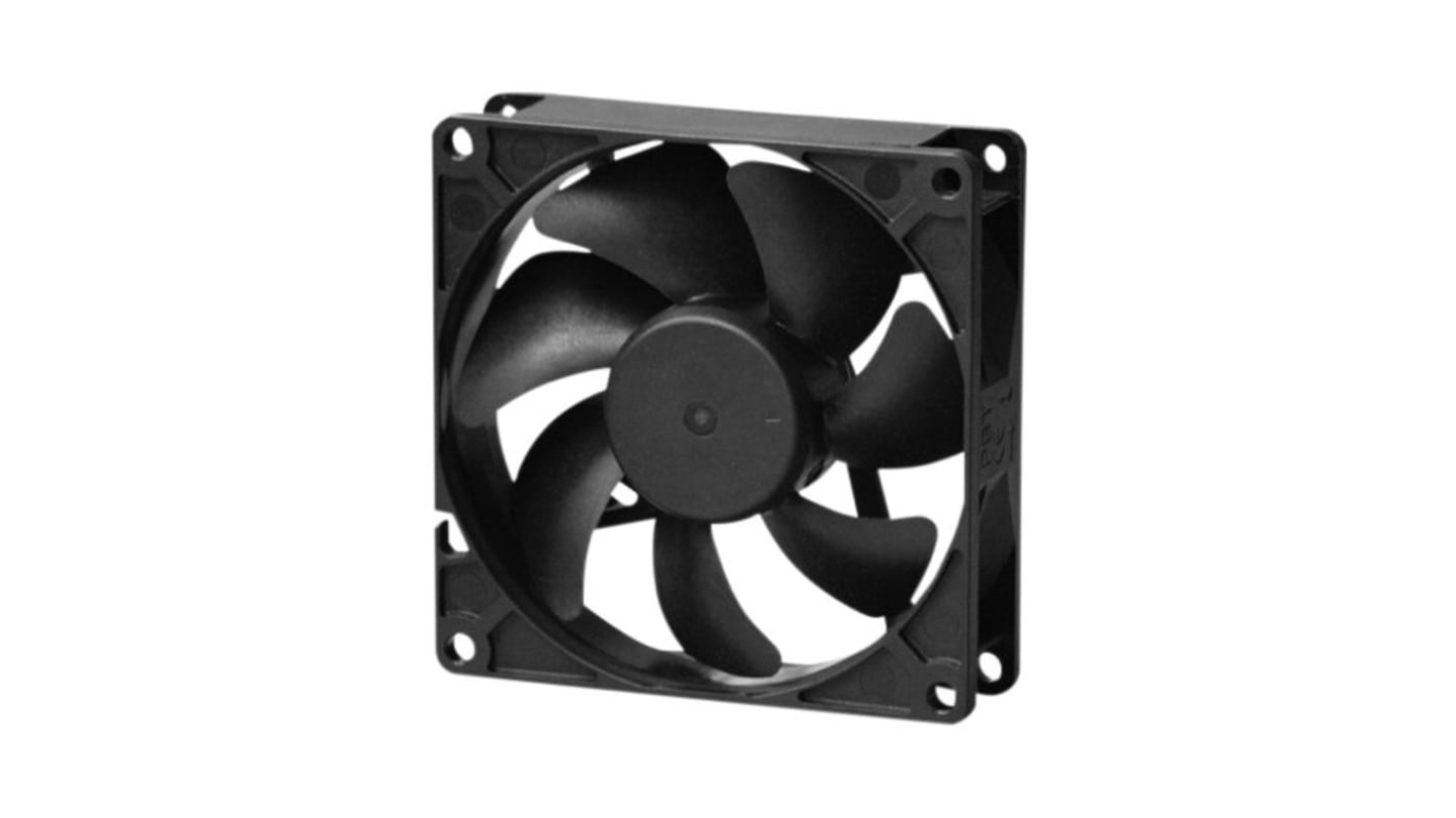 Sunon Axial Fan, 24 V dc, dc Operation, 65cfm, 3.48W, 145mA Max, 92 x 92 x 25mm