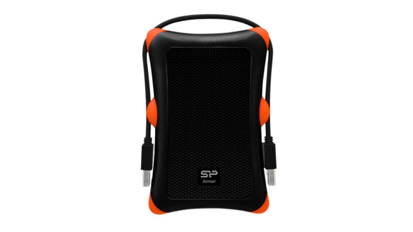 Silicon Power SP010TBPHDA30S3K Externe Festplatte USB 3.2, 1TB, HDD