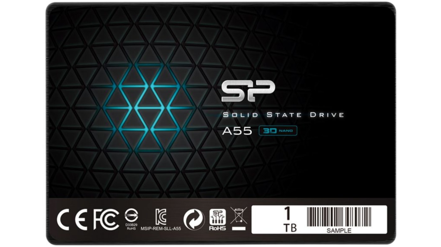 Silicon Power SP128GBSS3A55S25, 2,5 Zoll SSD SATA III, 128 GB, SSD