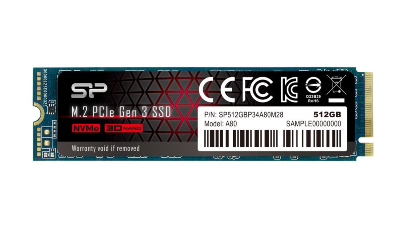 Silicon Power SP512GBP34A80M28 M.2 (2280) 512 GB Internal SSD
