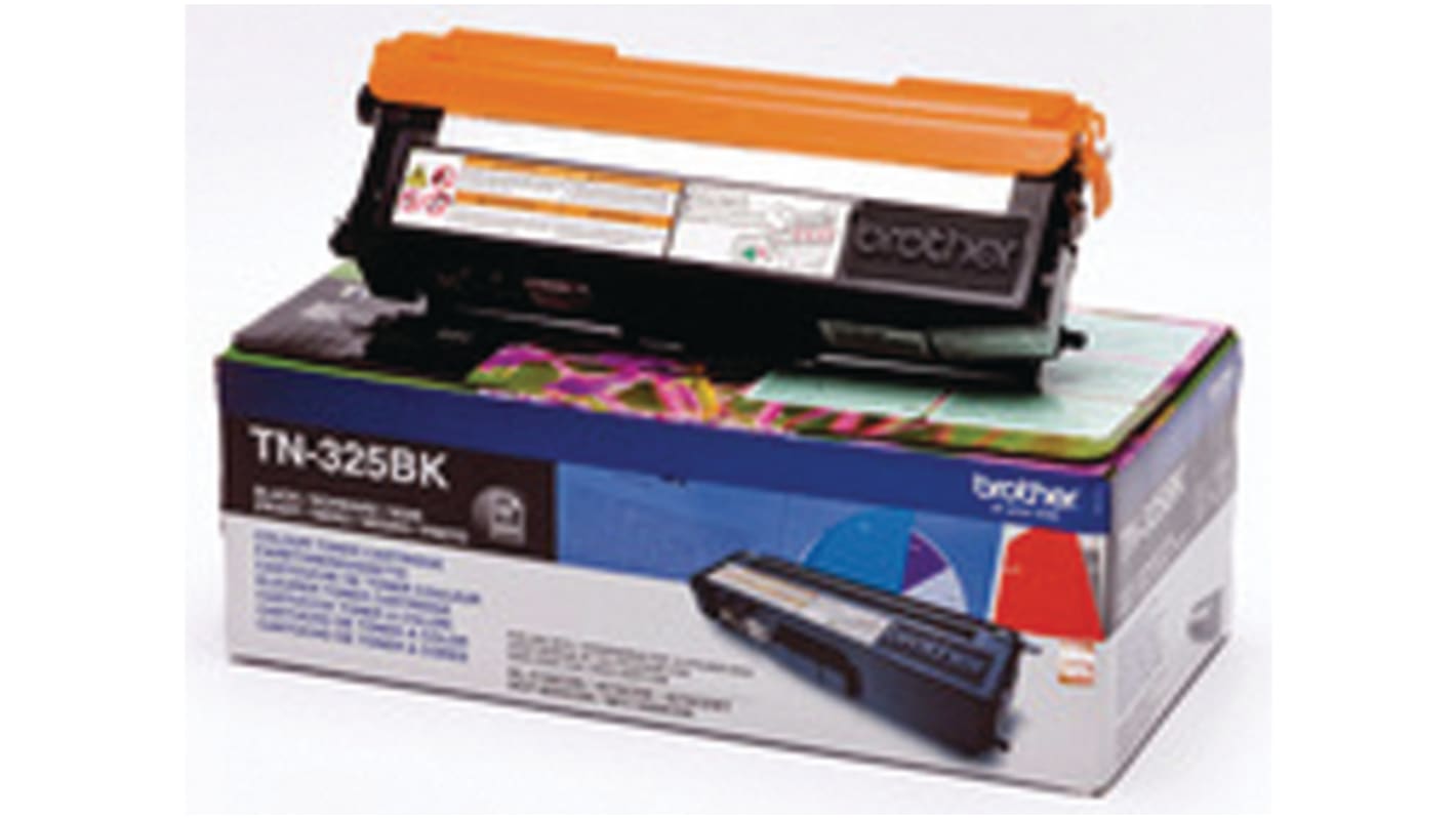 Brother TN-325BK Toner Schwarz für Brother Drucker, 4000 Seitenertrag (ca.)